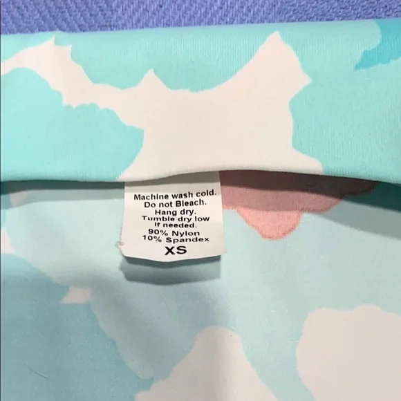 MAHI GOLD Aqua and Orange Floral Mini Dress - Picture 5 of 8